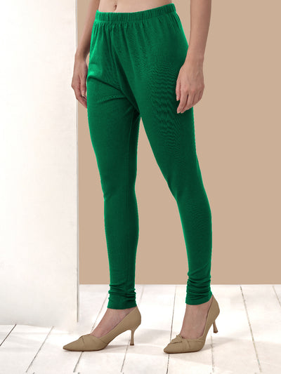 Green Winter Leggings