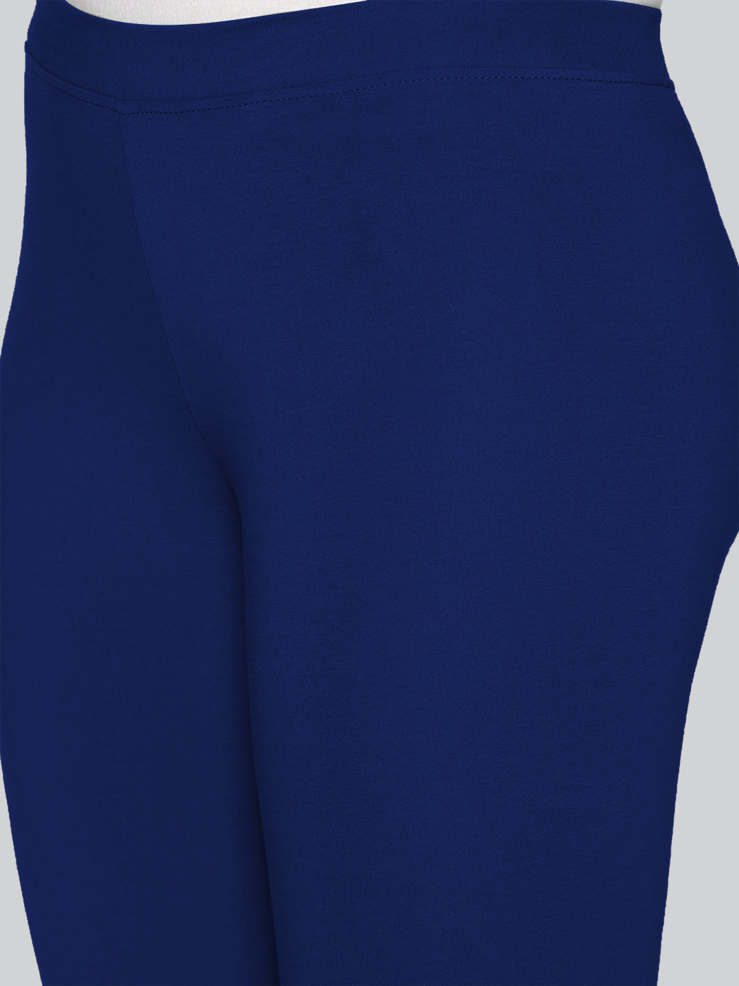 Navy Viscose Ankle Length Leggings