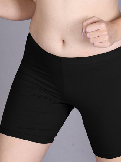 Black Cycling Shorts for Women