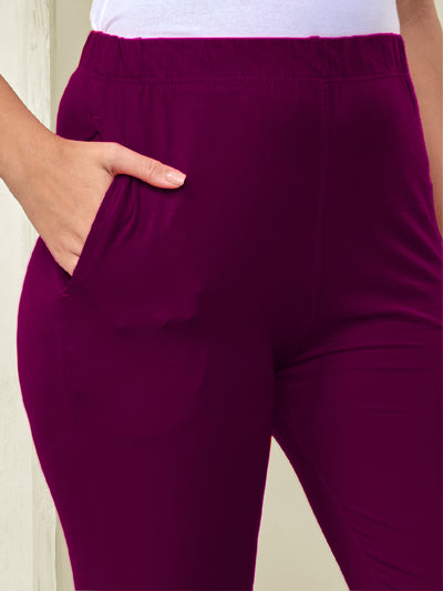 Dark Pink Kurti Pant