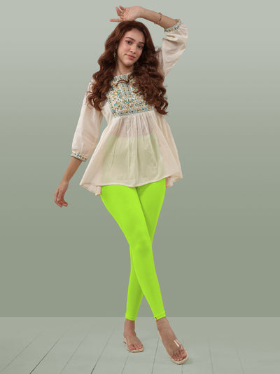 Neon Ankle Length Leggings