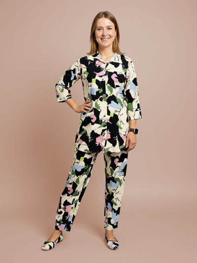 Lyra Women's Printed Premium Rayon B3 Co-ord Set