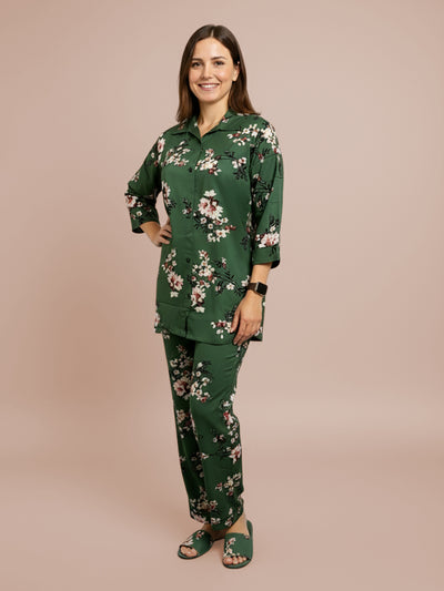 Lyra Women's Printed Premium Rayon B3 Co-ord Set