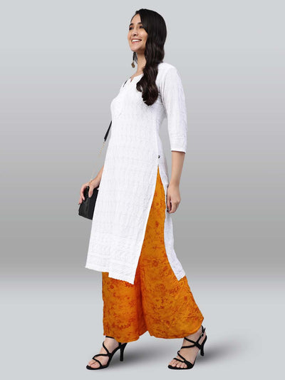 Yellow Printed Palazzo