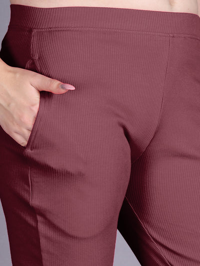 Maroon Flared Pant #331