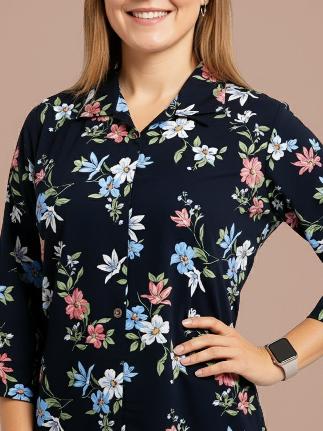 Lyra Women's Printed Premium Rayon B3 Co-ord Set