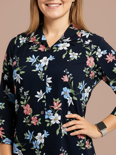 Lyra Women's Printed Premium Rayon B3 Co-ord Set