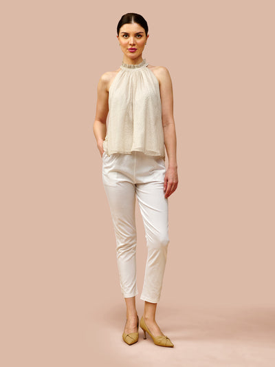 White Cotton Pant