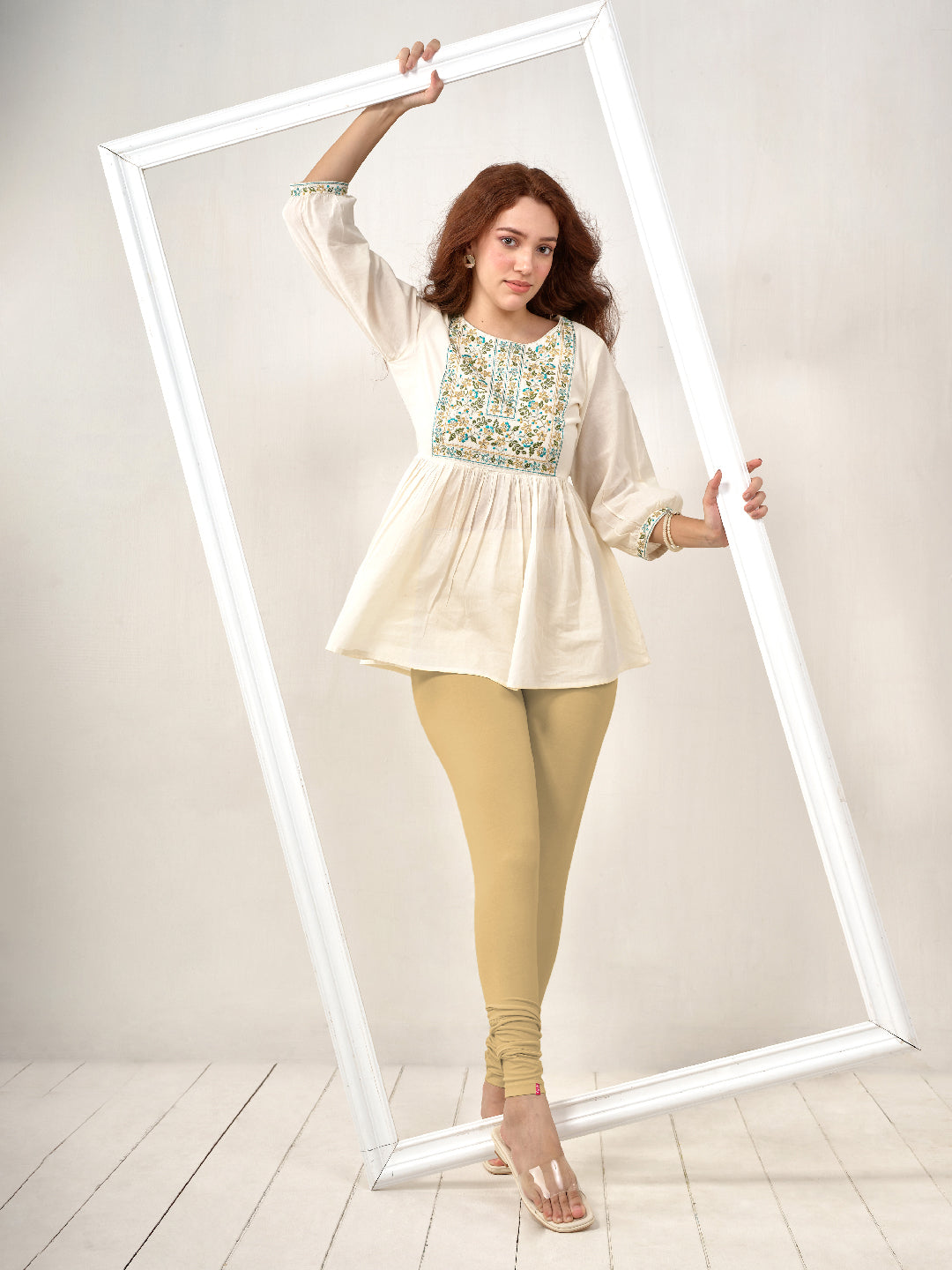 Brown Premium Churidar Leggings