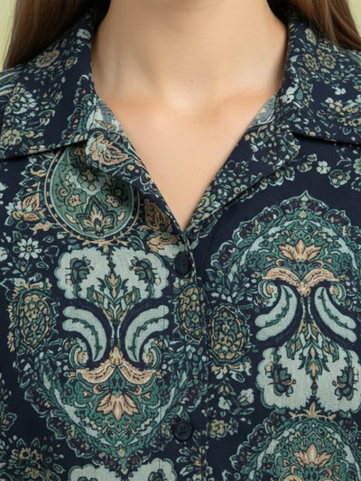 Lyra Women's Printed Premium Rayon B4 PR2 Co-ord Set