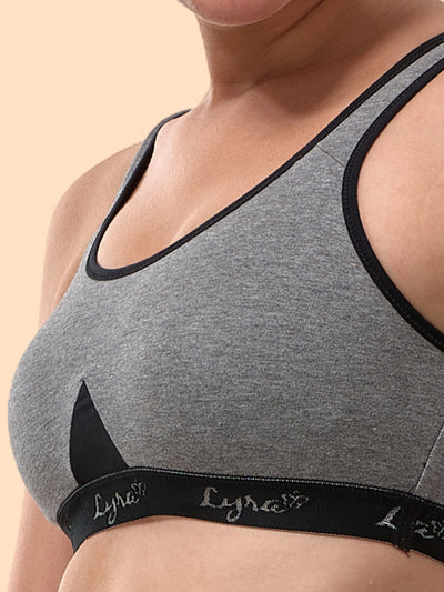 Grey Non-Padded Sports Bra #531