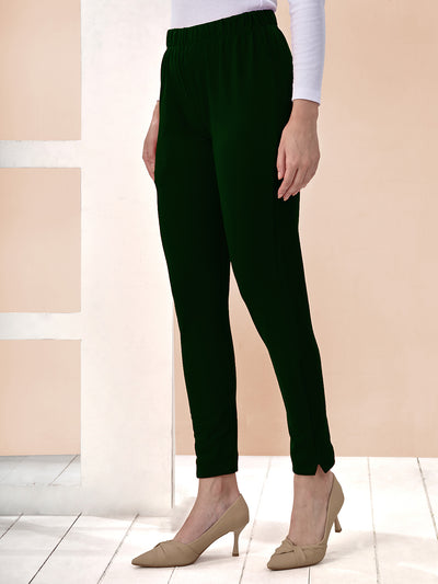 Green Winter Kurti Pant