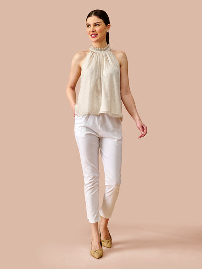 White Cotton Pant