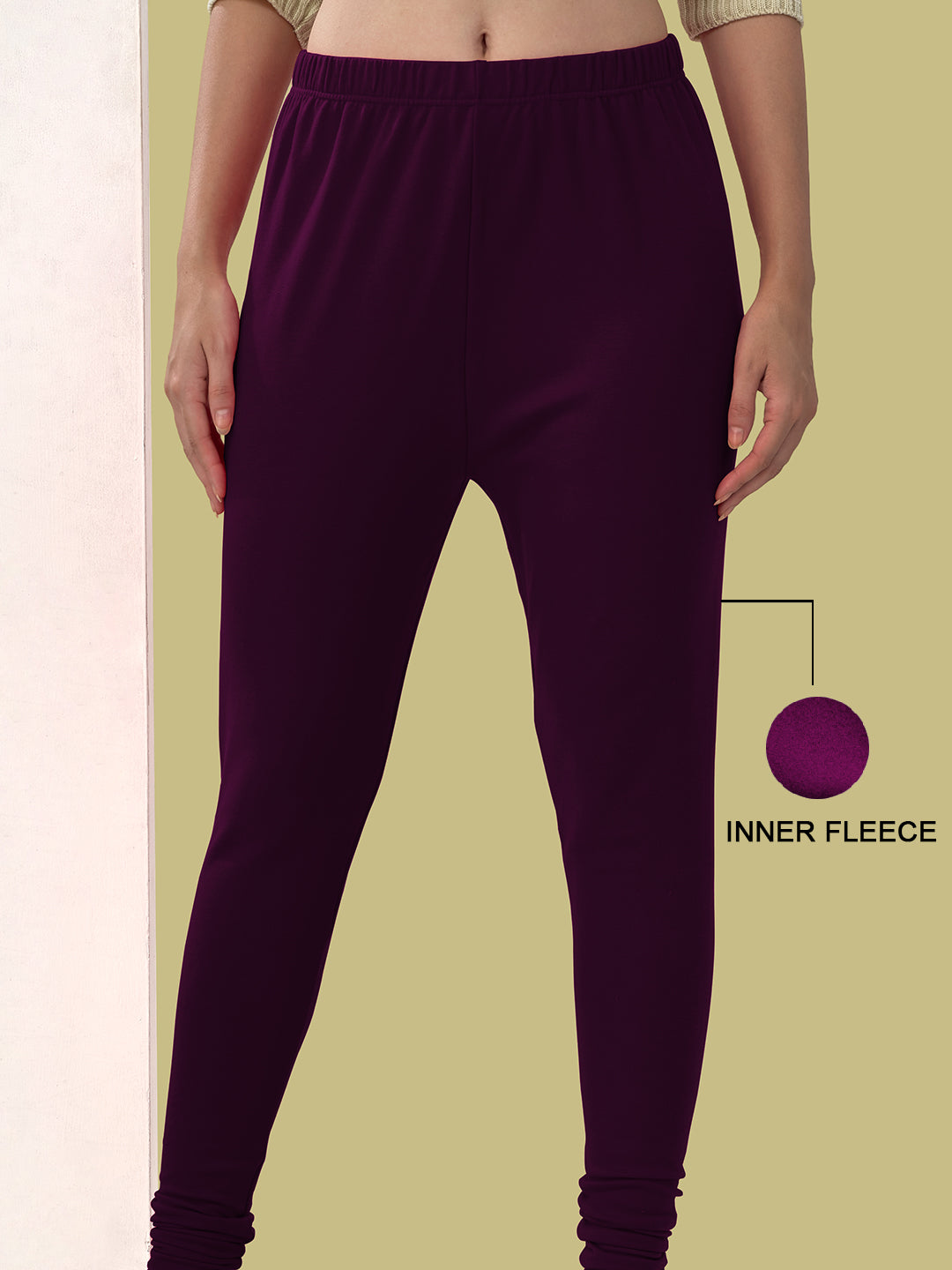 Purple Winter Leggings