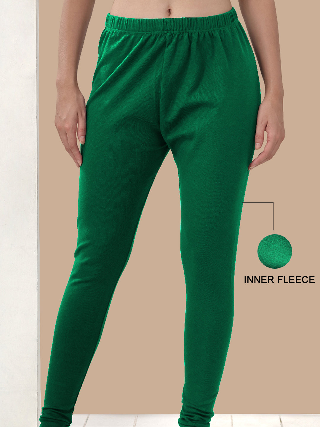 Green Winter Leggings