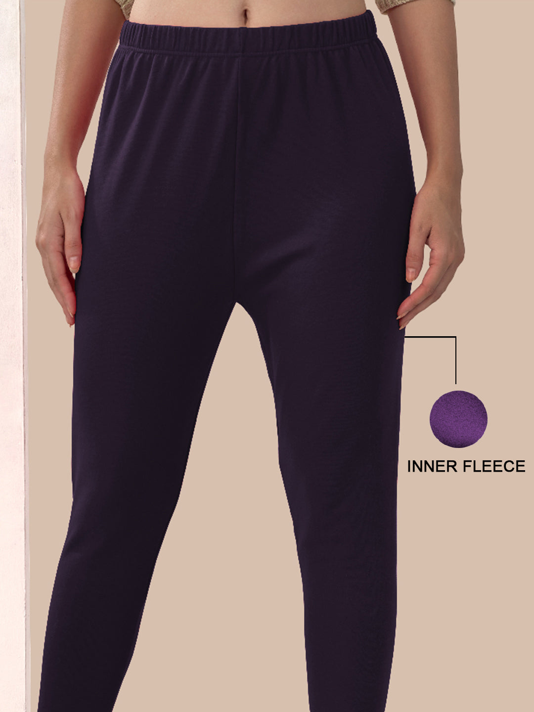 Purple Winter Leggings