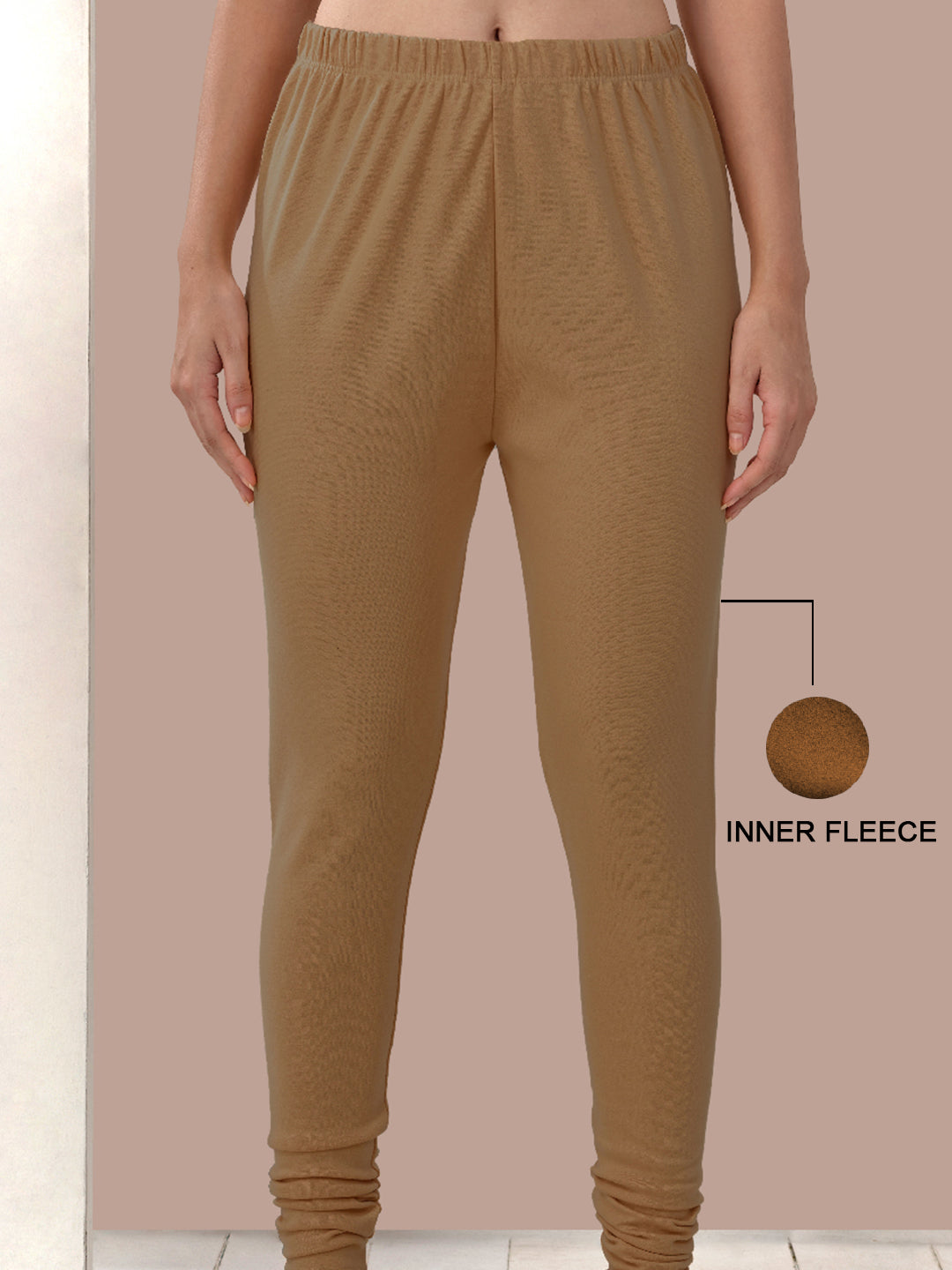 Beige Winter Leggings