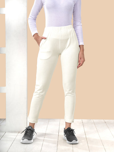 White Winter Kurti Pant