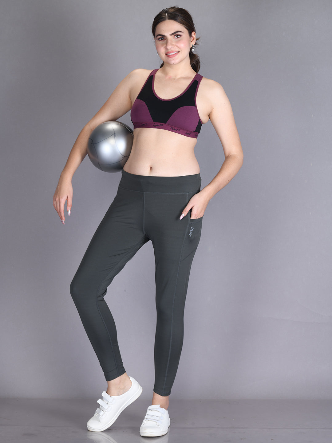 Grey Dri-Fit Play Series Active Wear
