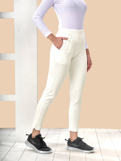 White Winter Kurti Pant