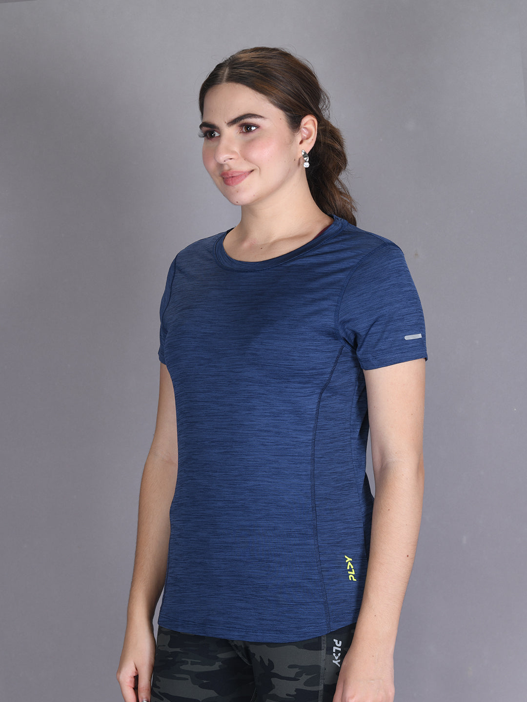 Blue Dri-Fit Play Series Active Wear Top #AT022
