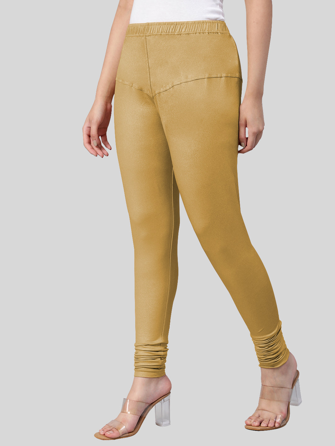 Buy Lyra Women's Brown Solid Churidar Leggings Online at Best Prices in  India - JioMart.