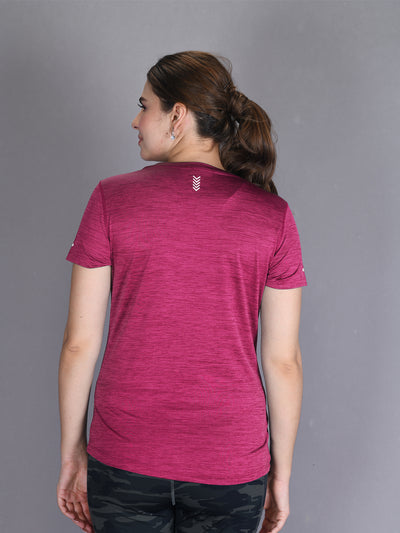 Maroon Dri-Fit Play Series Active Wear Top #AT022