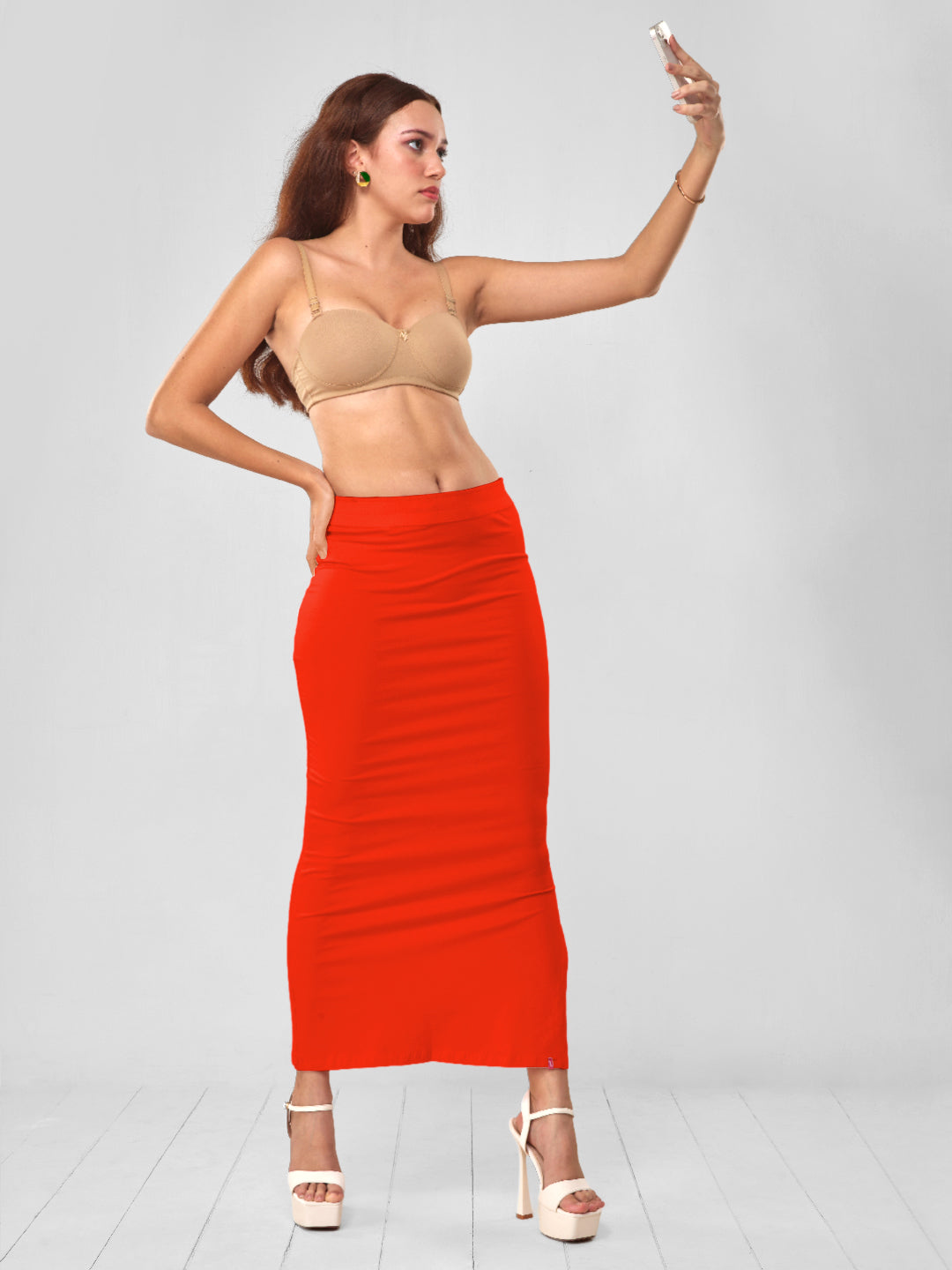 Orange Saree Shaper