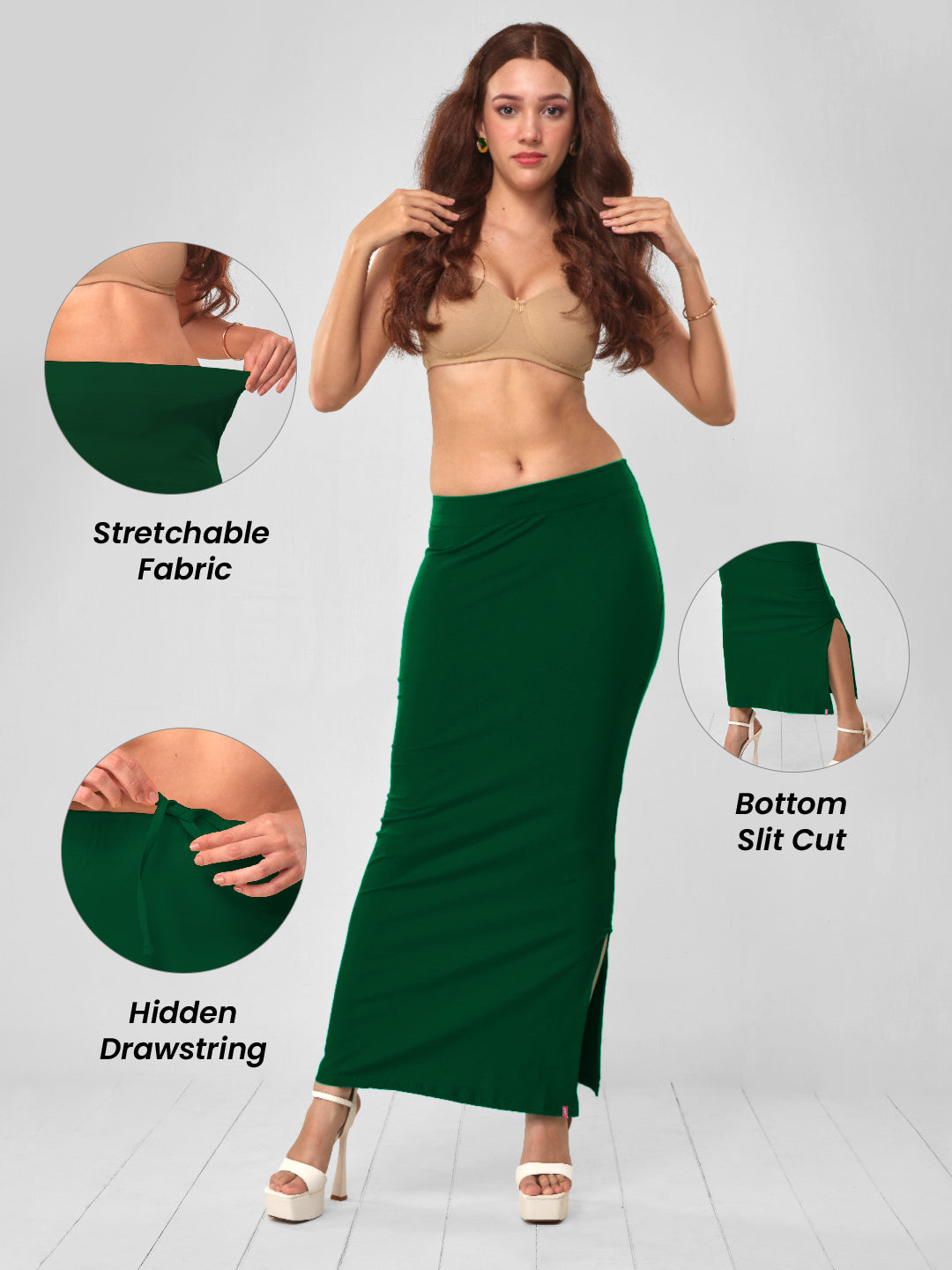 Green Saree Shaper