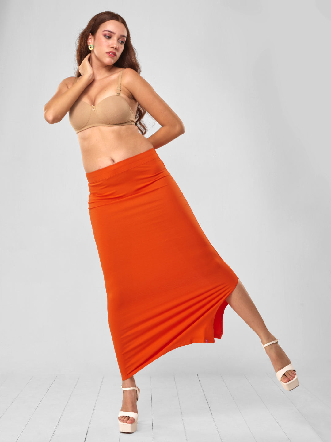 Orange Saree Shaper