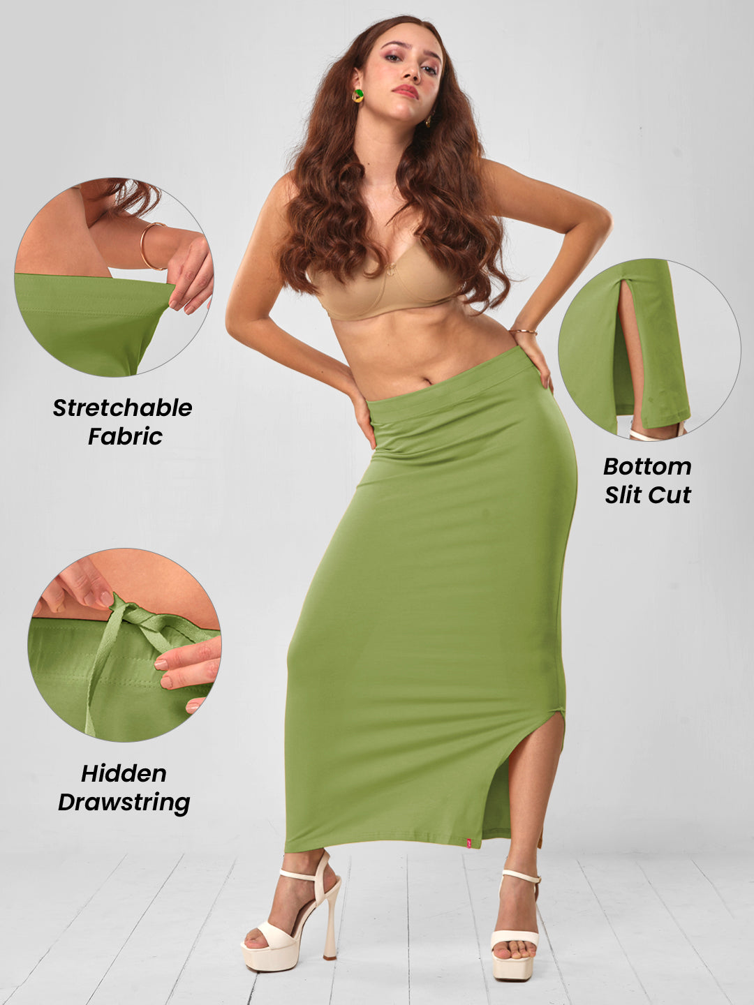 Green Saree Shaper