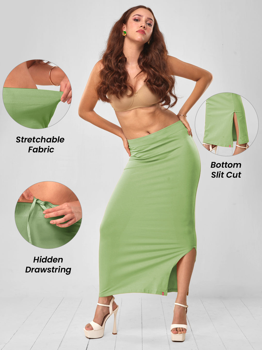 Green Saree Shaper