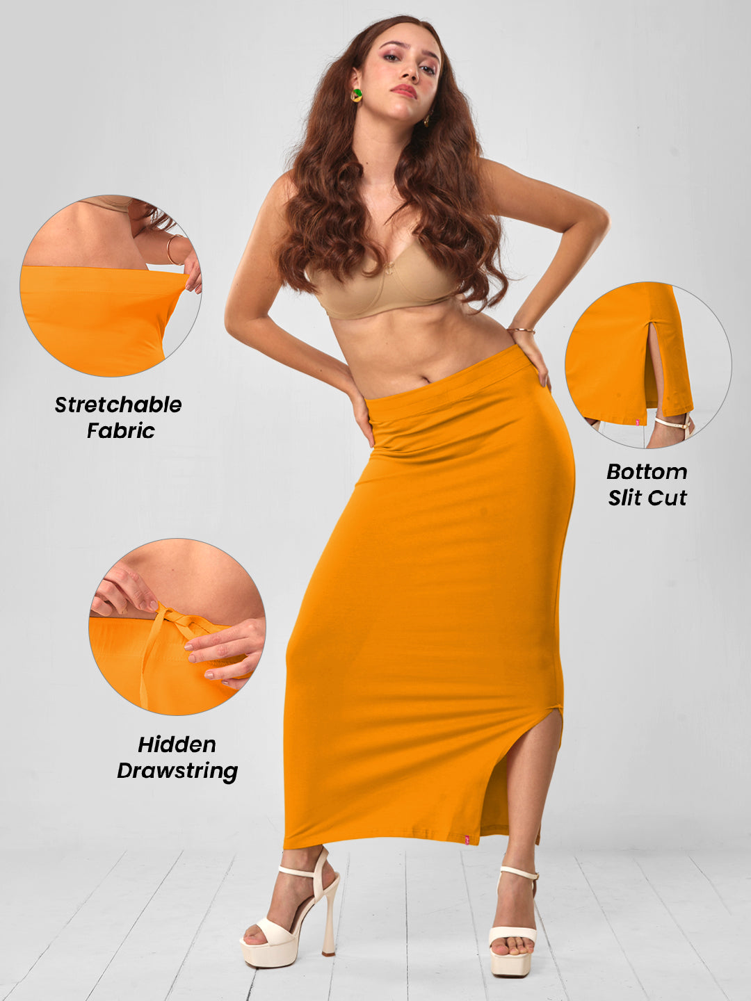 Yellow Saree Shaper