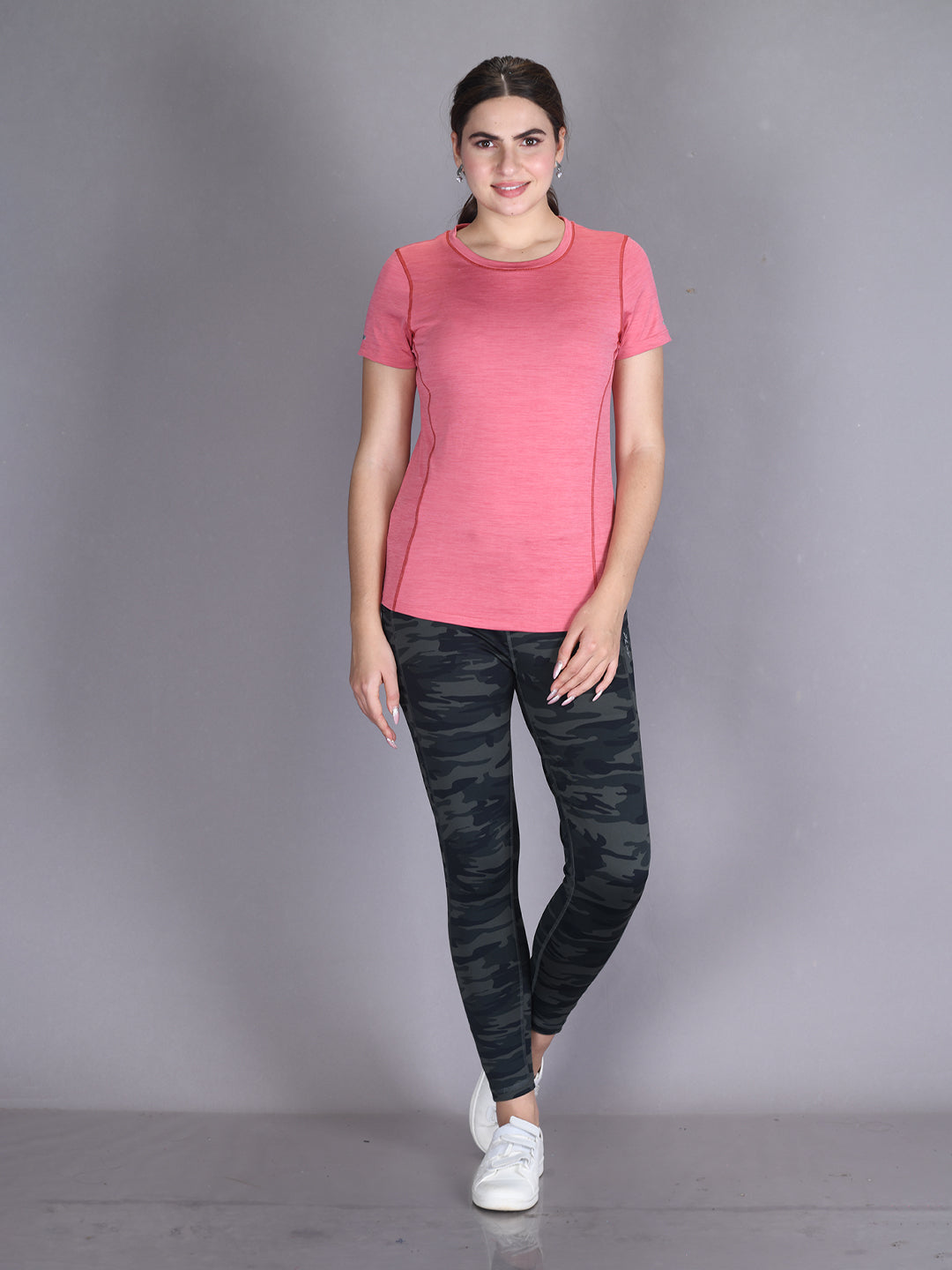 Performance-Driven Women's Pink Activewear T-Shirts – LYRA