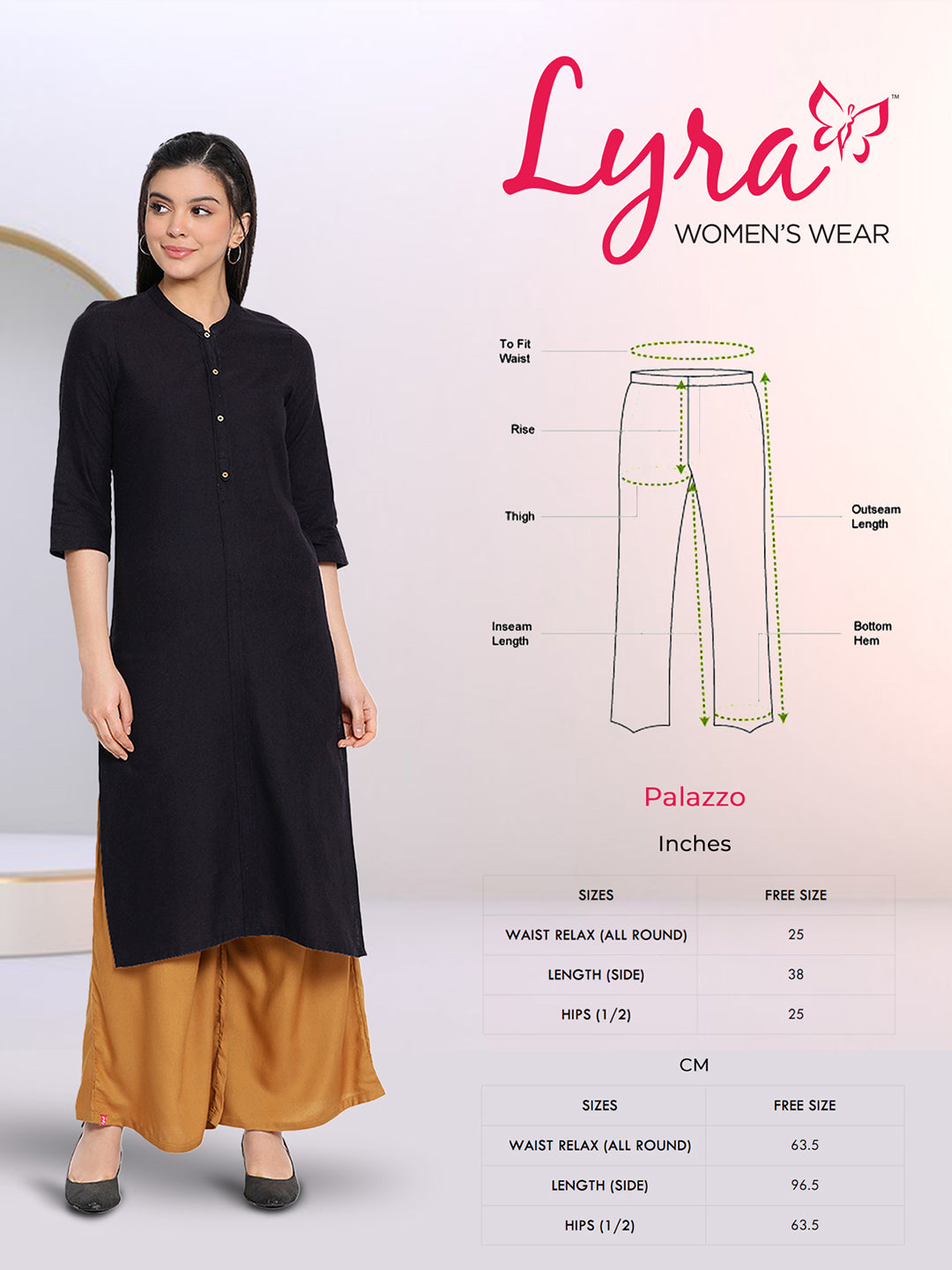 Lyra Women Rayon Solid Palazzo Off White Buy Lyra Women Rayon Solid Palazzo  Off White Online at Best Price in India  Nykaa