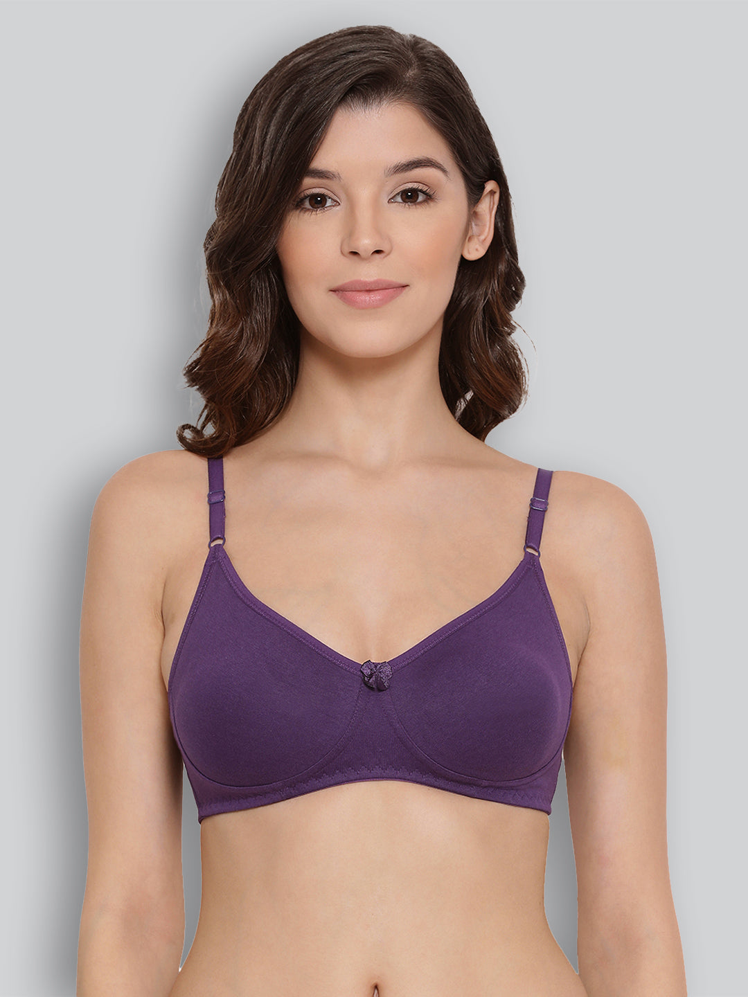 Purple Margaret Non-Padded T-shirt Bra #511