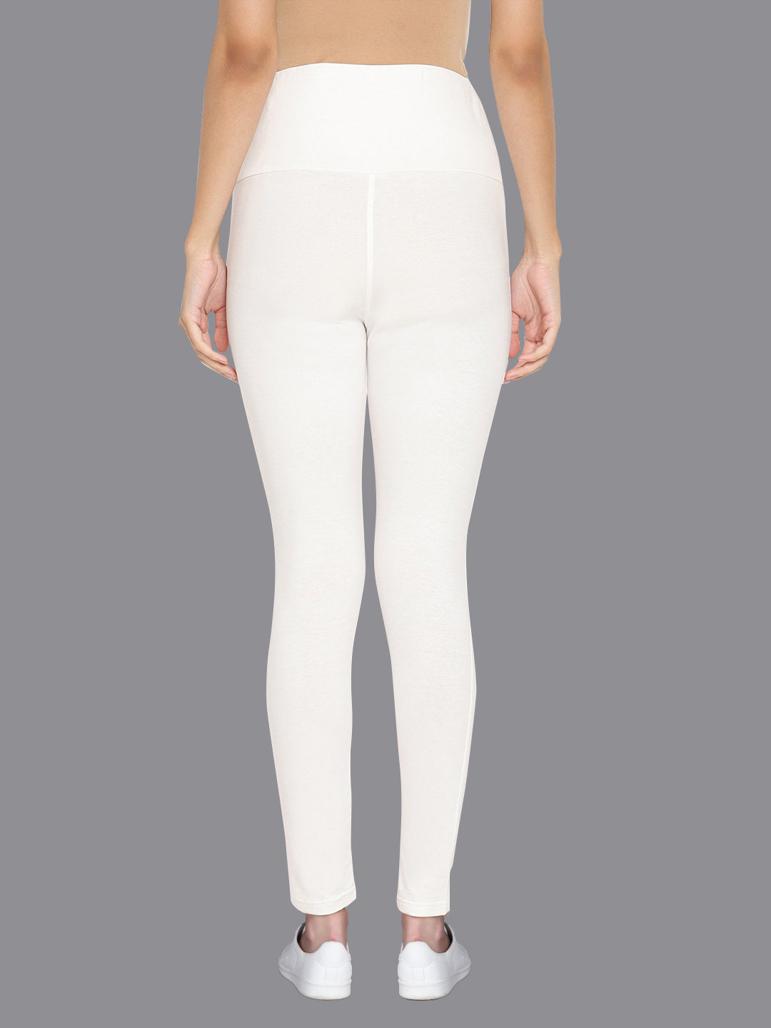 White maternity leggings cropped hotsell