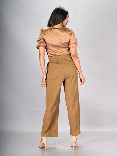 Beige Crushed Pant #341 - LYRA