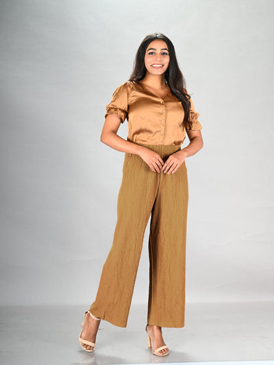 Beige Crushed Pant #341 - LYRA