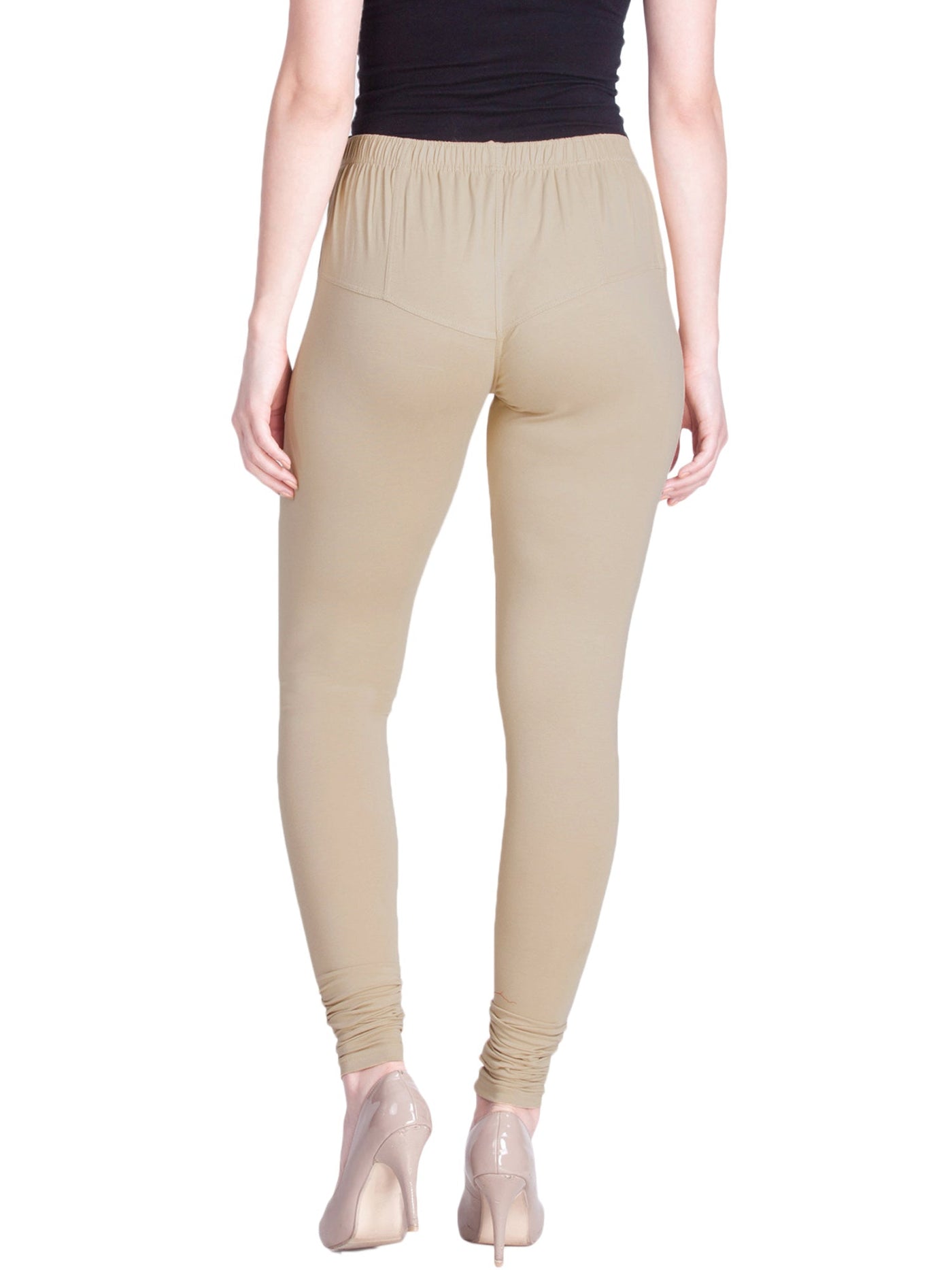 Beige Premium Churidar Leggings - LYRA