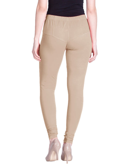 Beige Premium Churidar Leggings - LYRA