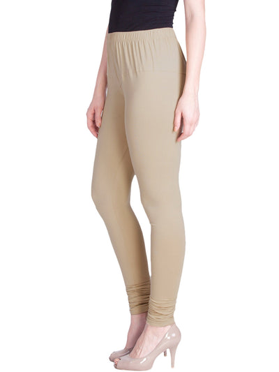 Beige Premium Churidar Leggings - LYRA