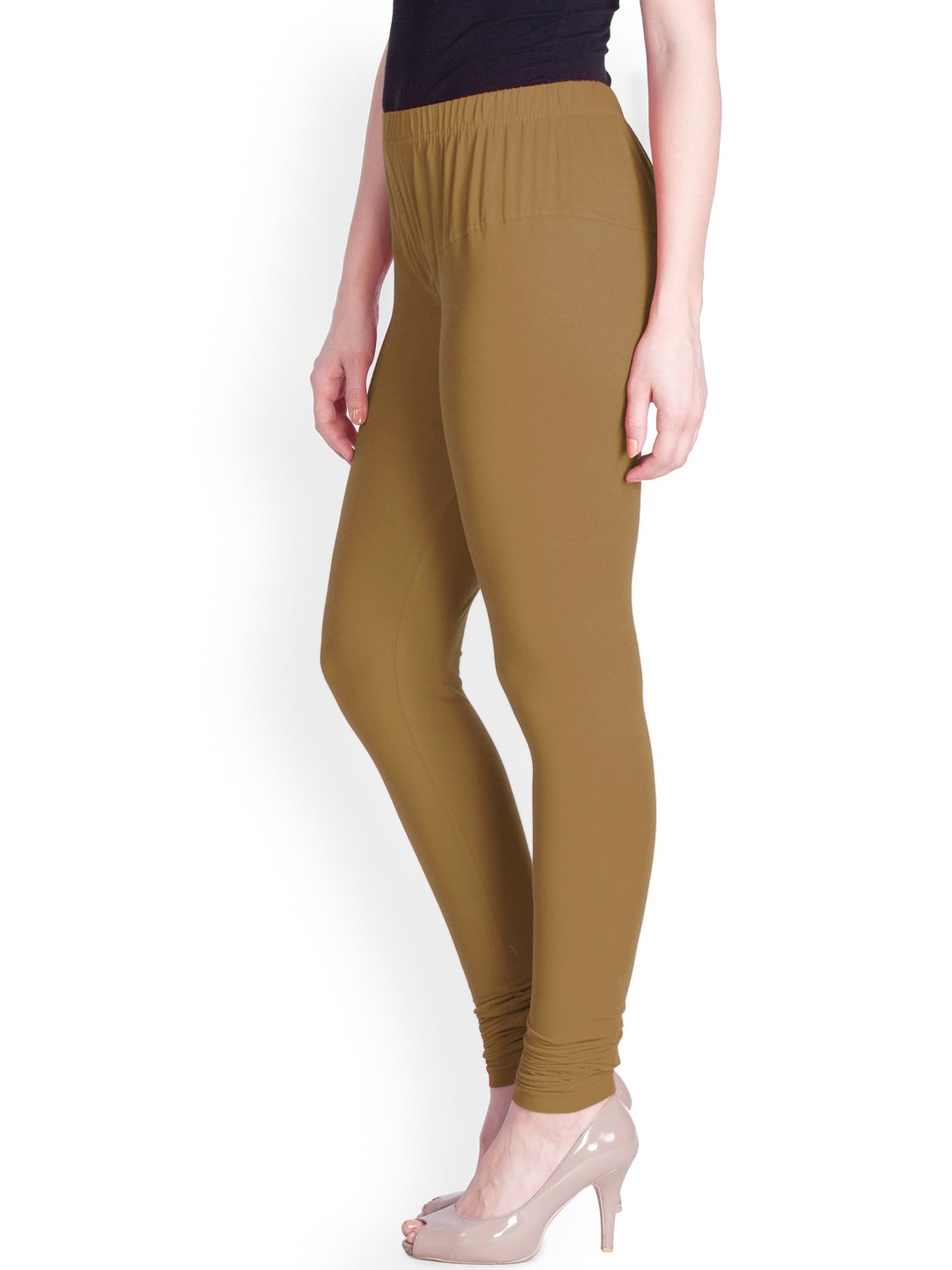 Beige Premium Churidar Leggings - LYRA