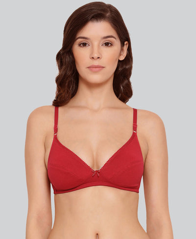 Black and Red Pamela Non - Padded Comfort Bra #501 Combo Pack - LYRA