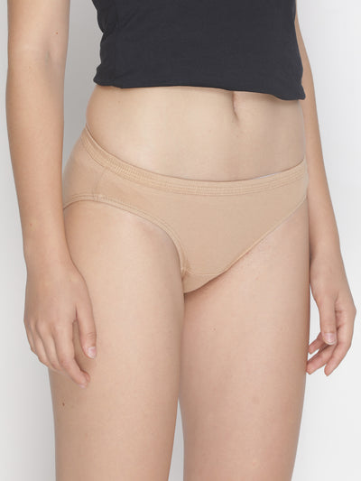 Solid Inner Elastic Bikini Assorted Color Panty #205