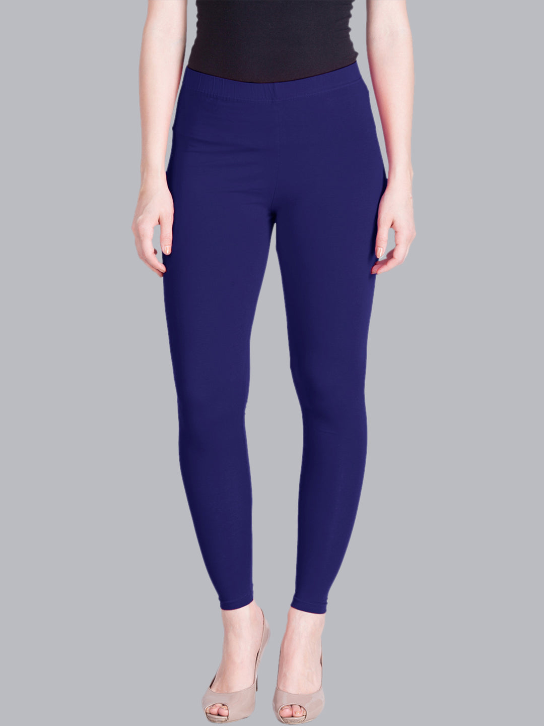 Buy Women's Solid Ankle Length Leggings with Elasticated Waistband Online |  Centrepoint Bahrain