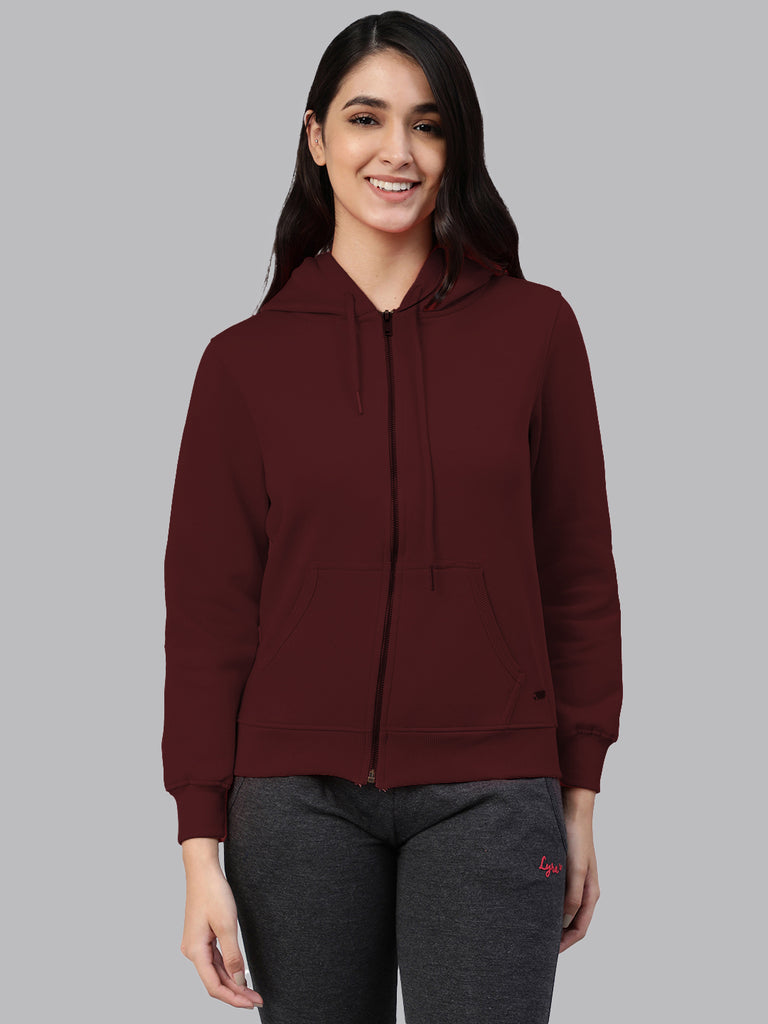 Maroon clearance jacket hoodie