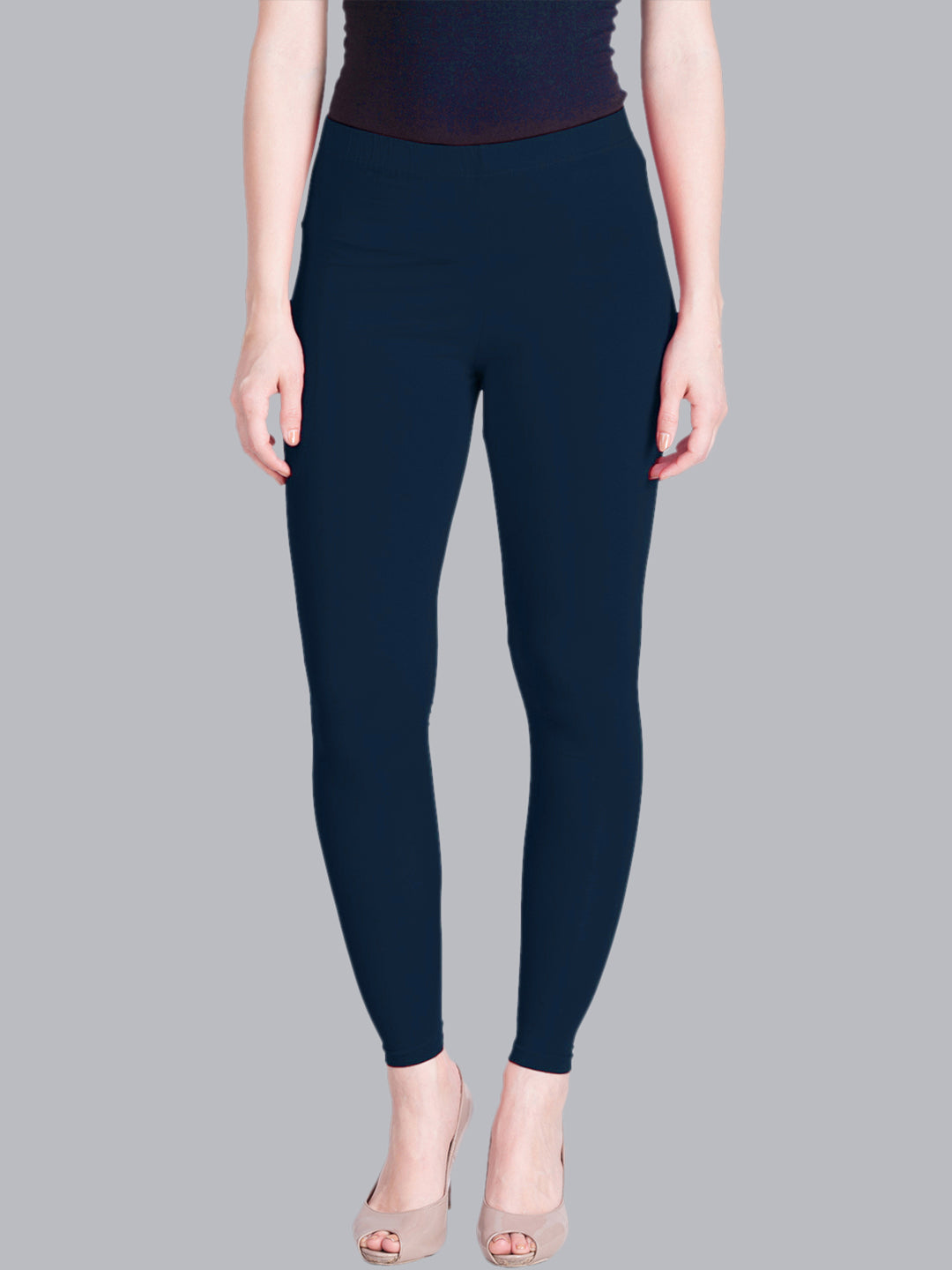 Buy Women Ankle length Blue Leggings / Yoga Pants: TT Bazaar