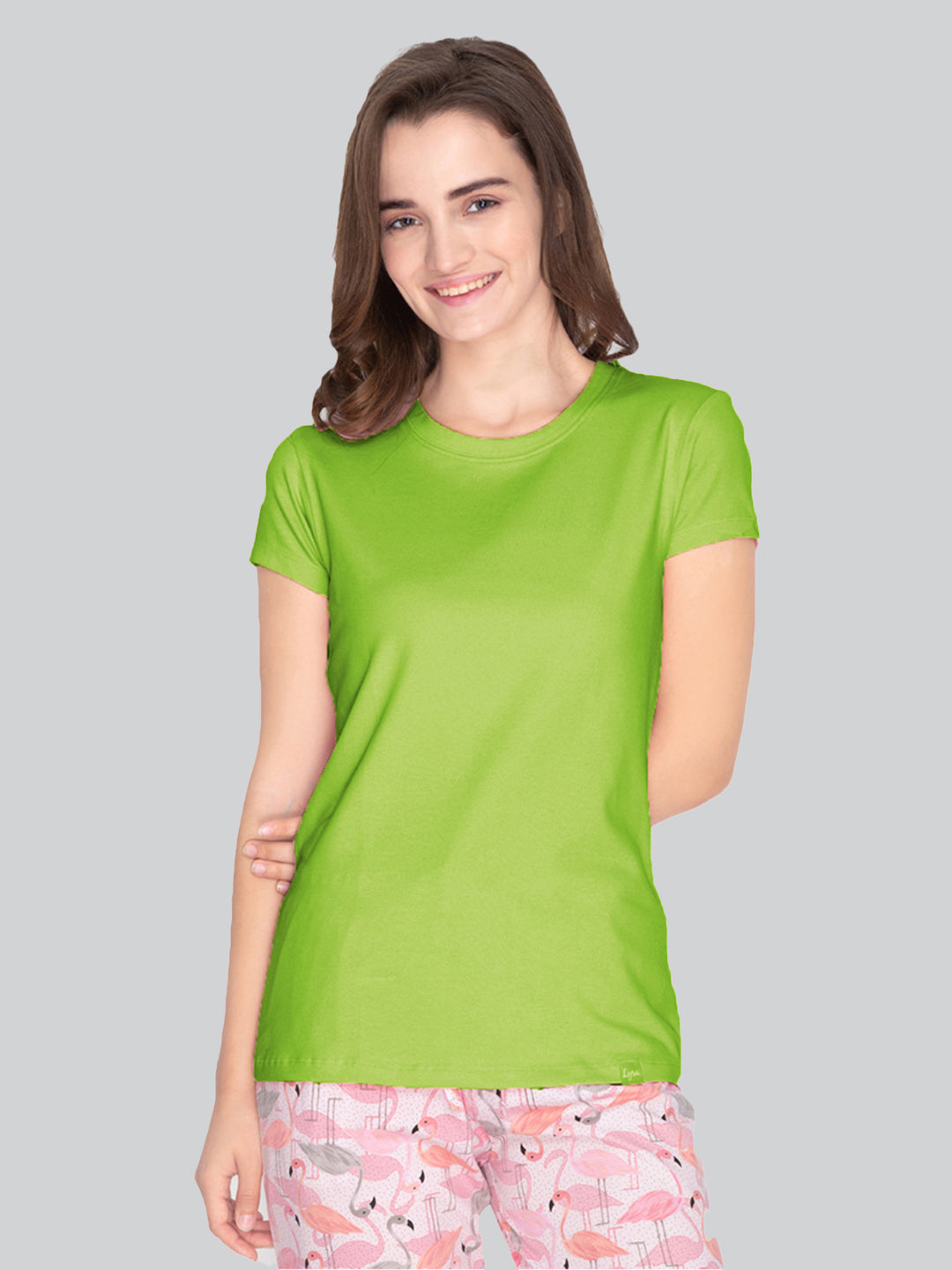 Green Round Neck T-Shirt #401