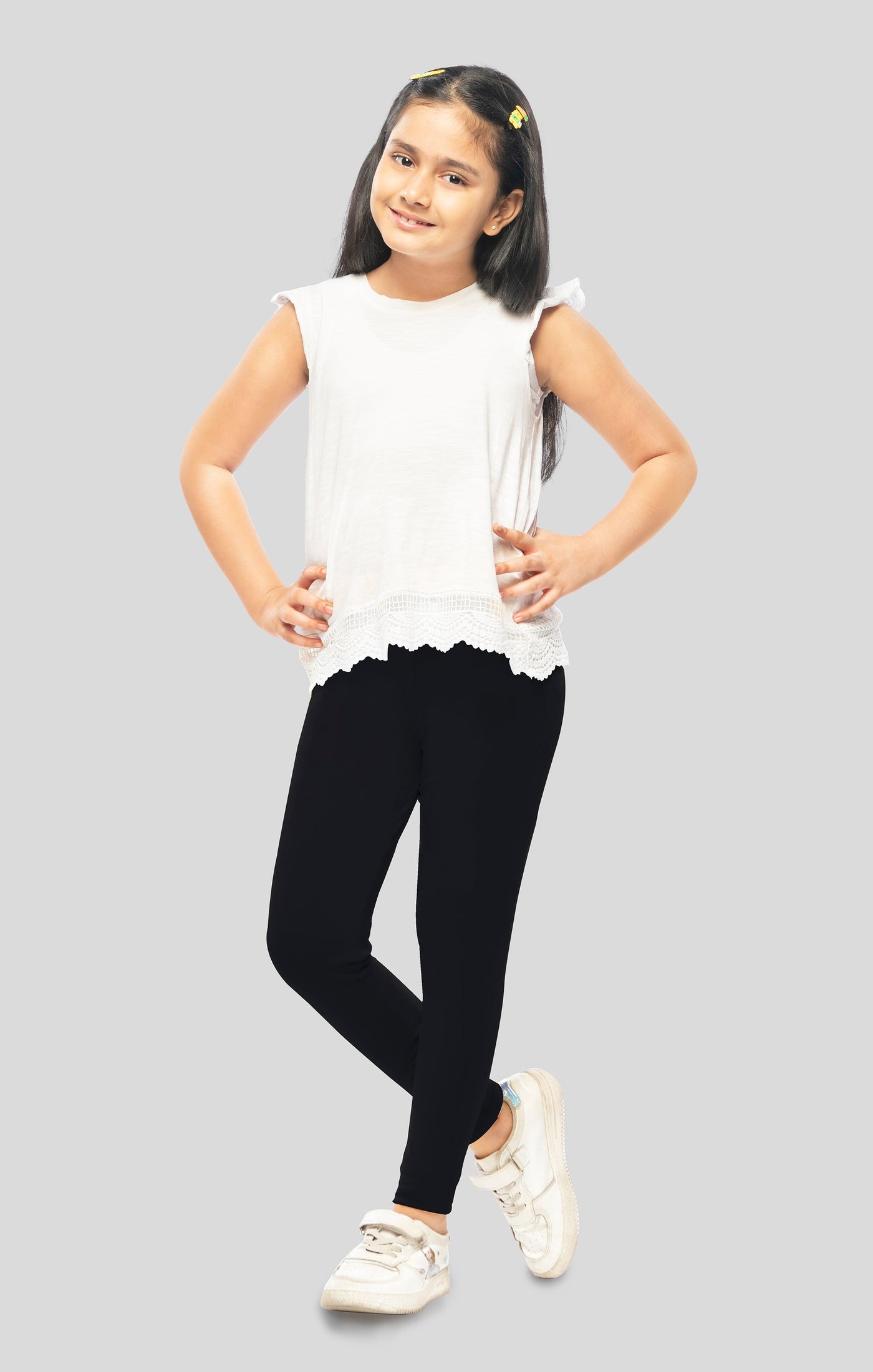 Buy Multicoloured Leggings for Girls by LYRA Online